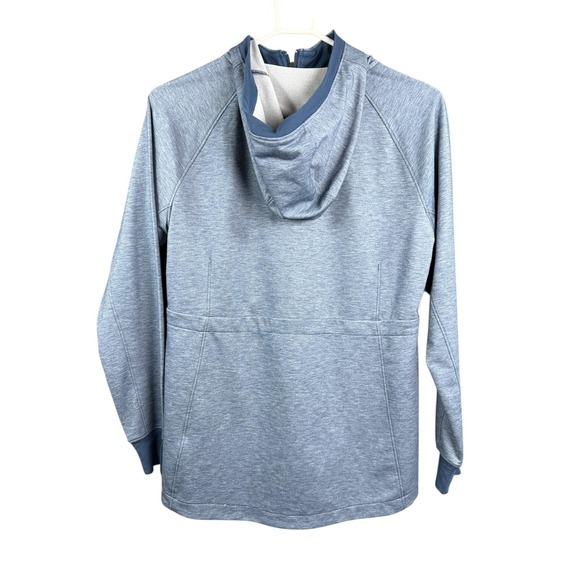 North Face Jacket Womens Medium Blue Hooded Full Zip Stretch Outdoor Athletic - Picture 7 of 9